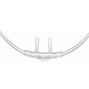 Nasal Cannula Continuous Flow Hudson RCIÂ® Adult Curved Prong / NonFlared Tip