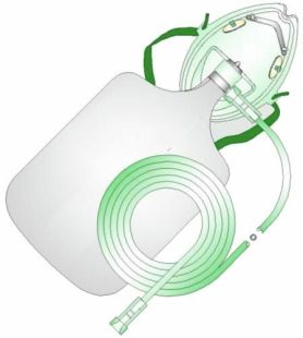 High-Concentration Oxygen Mask