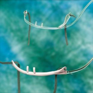 Nasal Cannula Continuous Flow Hudson RCI® Pediatric Curved Prong / NonFlared Tip
